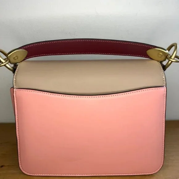 Coach Beat Shoulder Bag In Colorblock Candy Pink MultiNWT
